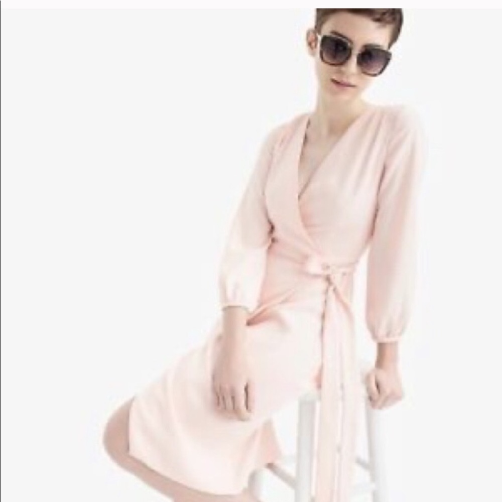 NWT J. Crew Crepe Wrap Dress